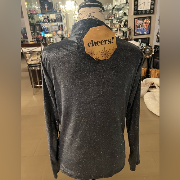 🆕 Beautiful, Sparkly ~ A Love Story Blue Sparkle Top - Picture 5 of 15